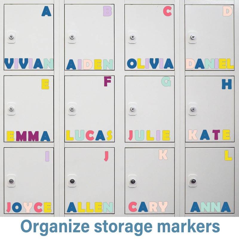 Qyeahkj 103 Pcs Warm Boho Magnetic Letters 2’’ Magnetic Letters