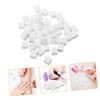 Outanaya 1set Nail Sponges Blocks for Nail Art Metal Grabber