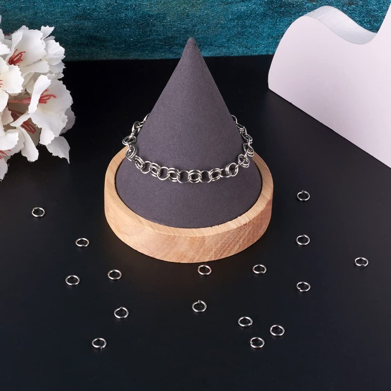 Craftdady 2000pcs Stainless Steel Open Jump Rings 7mm Round 1mm