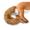 HANSA Lying Fox Plush, Red