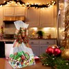 Morepack Gusseted Flat Bottom Cellophane Bags with Paper Insert 50Pcs