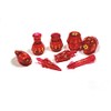 PolyHero Rogue 8 Dice Set (Rakish Ruby)