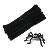 100 Pcs Black Pipe Cleaners Chenille Stem for DIY Crafts,Arts,Wedding,Home,Party,Holiday