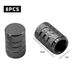 10PCS Tyre Valve Caps, Air Leakproof Tyre Dust Caps with O Seal Ring, Universal Stem Dust Covers for SUV Cars Bike Motorcycles Trucks, Heavy-Duty