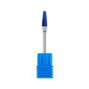 Varna Metallic Nail Bit Soak-Off No 09 Blue Tungsten D Type, 1 Piece / 바르나 메탈릭 네일비트 쏙오프 No 09 블루 텅스텐 D형, 1개