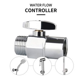 Watflow Water Shut Off Valve, Shower Head Water Saver, Shower Head Flow Restrictor, Shower or Garden Water Flow Control Valve 1/2"NPT…