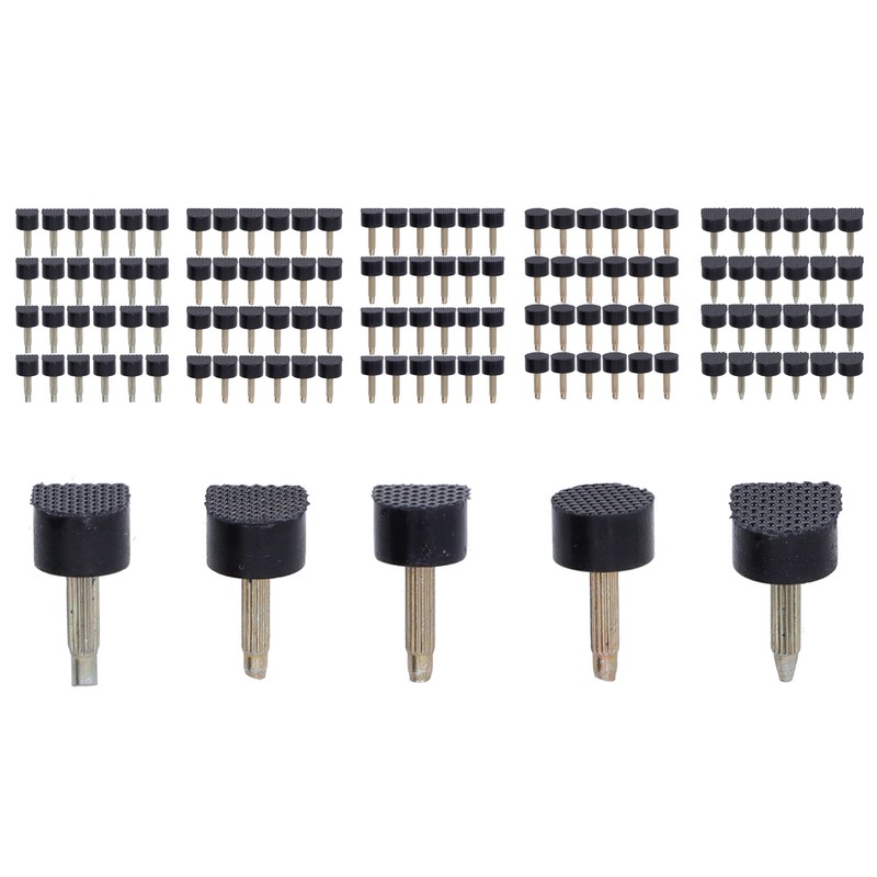 120Pcs High Heel Tip Caps TPU Polyurethane Iron Shoes Repairing