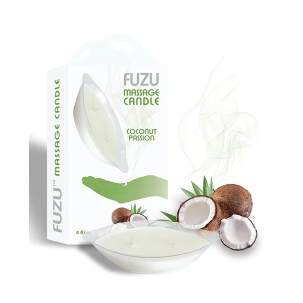 Deeva 82433: Fuzu Massage Candle Lavender Mist 4Oz White