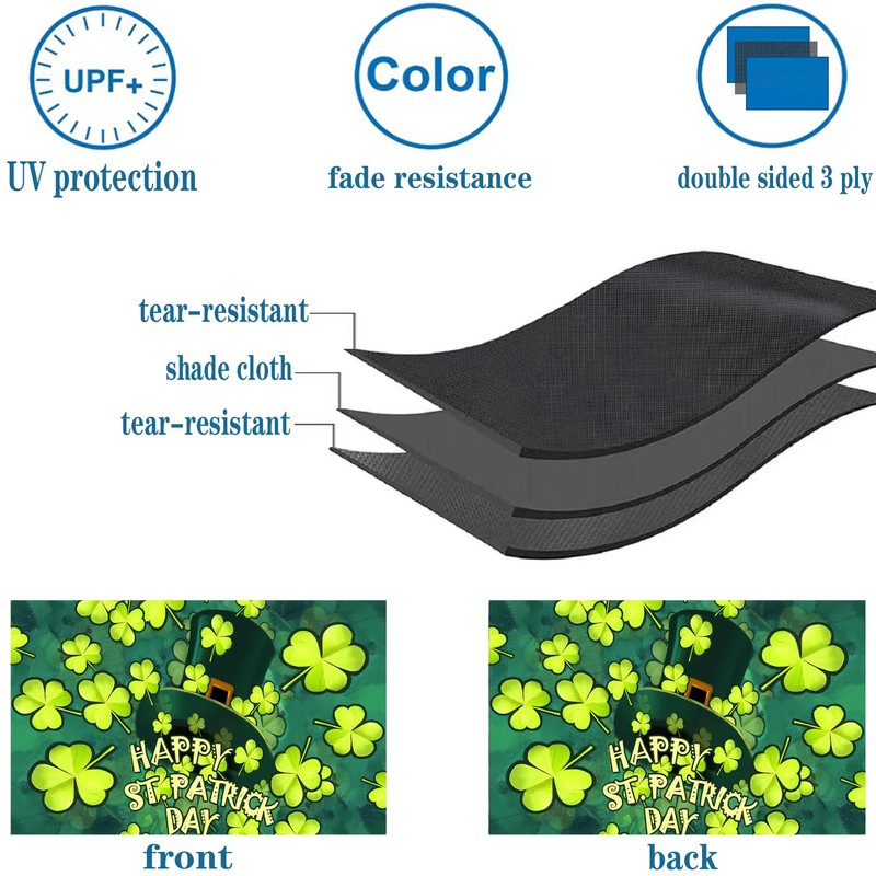 St. Patrick's Day Flags 3x5 Outdoor Double Sided 3 Ply