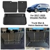 MJBYMAT Cargo Liner for 2017-2024 2025 Chrysler Pacifica with Backrest