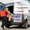 ROMINVIC Car Magnets Postal,Heavy Duty U.S. Reflective Mail Delivery Driver