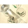 toumei Pressed Flower B Coasters Set of 4 in a