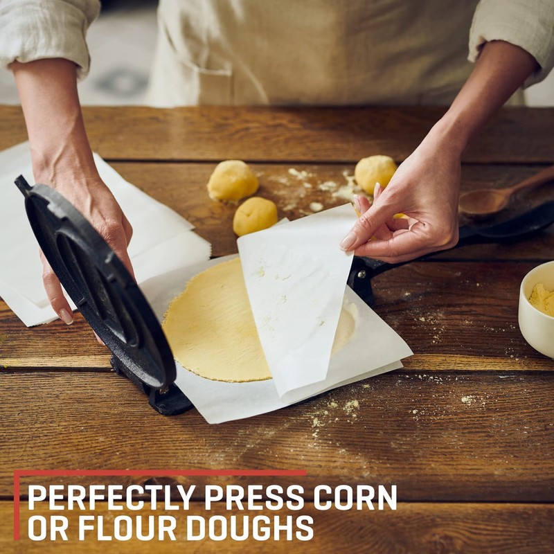 Uno Casa Cast Iron Tortilla Press 8 Inch - Tortilla
