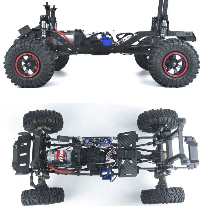 MORLORDY RC Carbon Fiber Frame Rails Set Chassis Rails Kit