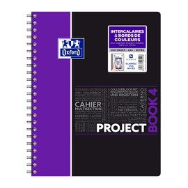 Oxford Student Spiral-Bound Notebook Large Seyès Tiles 235x300 Assorted