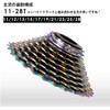 GORIX Gorix Sprocket, 10-Speed (11-28T) Oil Slick (GX-CASSETTE) Durable, Abrasion