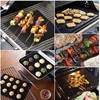 LINGLAN Grill Mat Set of 5- Non-Stick BBQ Outdoor Grill