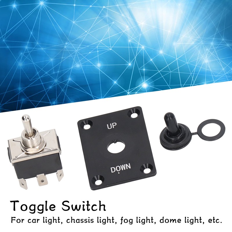 6 Pin Toggle Switch 3 Position Momentary ON Off RV