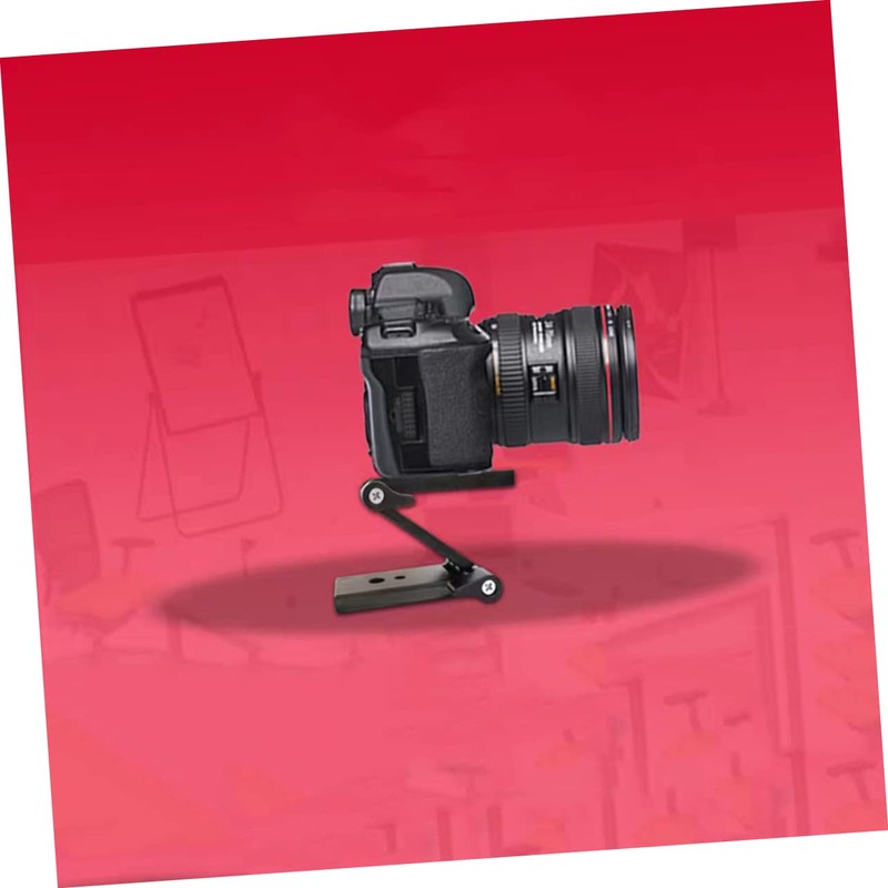 KONTONTY Z Shape Tripod Head Mounting Bracket for DSLR Cameras