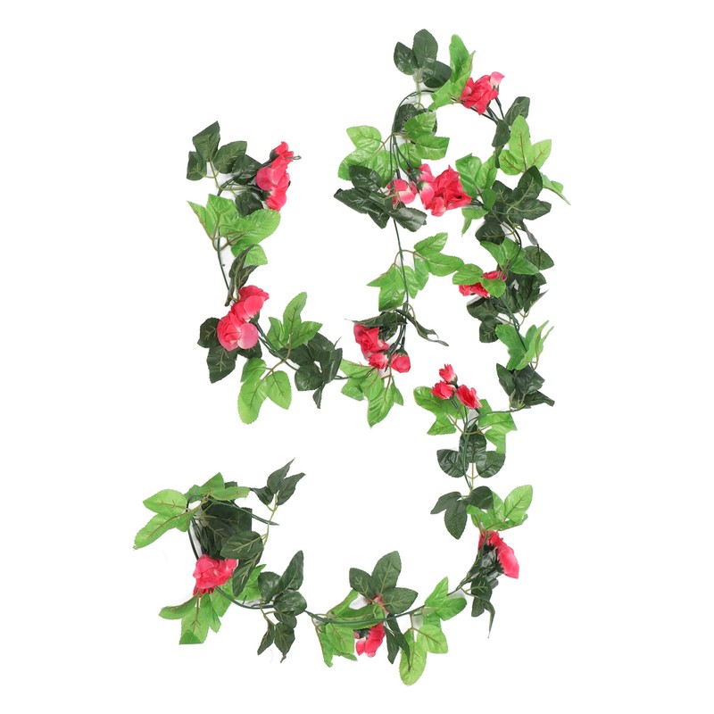 Artificial Rose Vine High Simulation Decorative Rose Vine Garland Fake