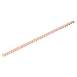 uxcell Copper Flat Bar, 0.06" Thickness x 0.59" Width x 15.75" Length Copper Bus Bar Stock Plate Mill for Electrical (1.5mm x 15mm x 400mm)