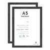 Photo Frame (Black Wood, A5, Set of 2)