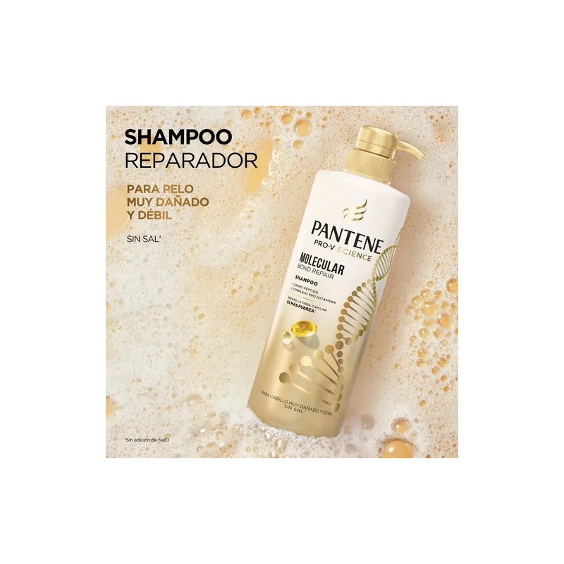 Shampoo Pantene Molecular Bond Repair Cabello Dañado 510ml