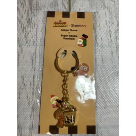 Cookie Run Kingdom x ShareTea Gingerbrave + Sugar Gnome Keychain