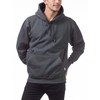Pro Club Men's Heavyweight Pullover Hoodie (13oz), Charcoal, Large