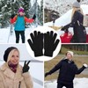SILEDGN 6 Pairs Winter Gloves for Women Men's Warm Knit