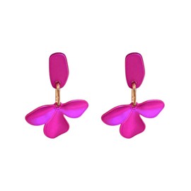 Flower Earrings Women Pink Earrings for Women Boho Dangle Earrings Petal Flower Earrings Dainty Summer Jewelry
