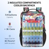 Kalesi Cooler Backpack 36 Cans Lightweight Insulated Cooler Leak-Proof Travel