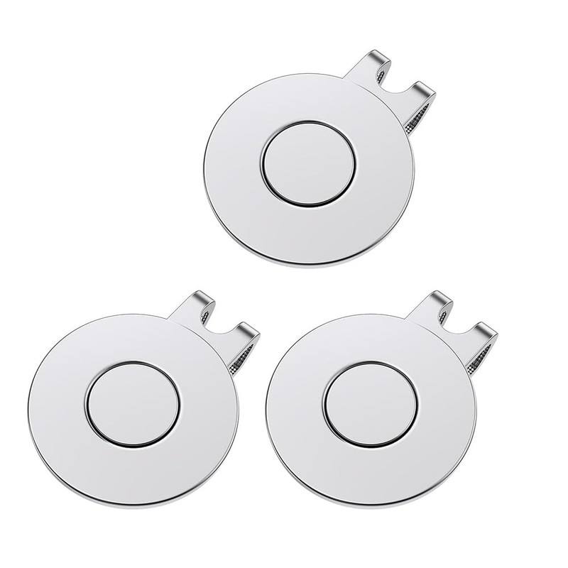 DFsucces Golf Markers, Set of 2, Stylish Golf Cap Clip