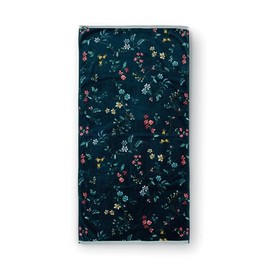 Pip Studio Les Fleurs Bath Towel 70 x 140 cm Dark Blue