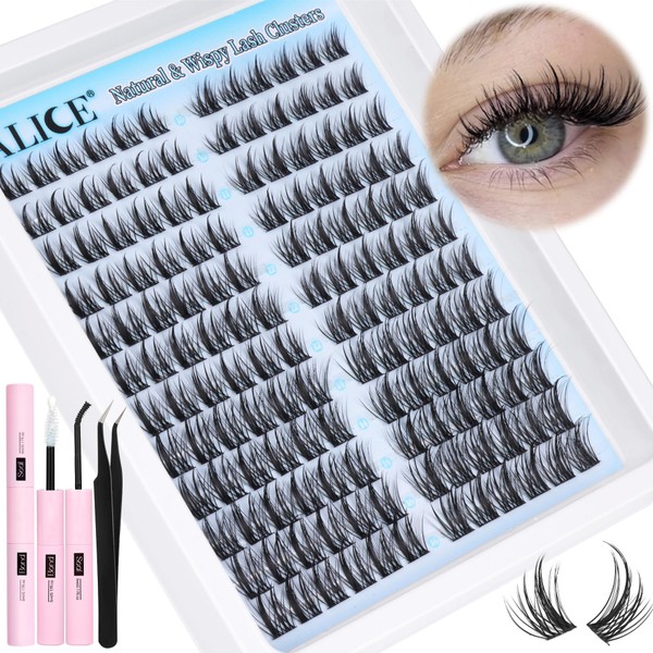 ALICE Natural Lash Clusters Kit Cluster Eyelash Extension Kit Left