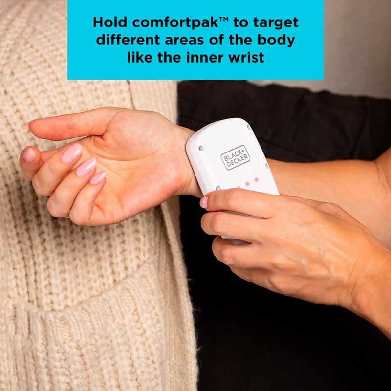 BLACK+DECKER Comfortpak, Wearable Cooling and Heating Device, TropiCoral (BCWCC101-04)