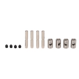 RC Axle Pins Steel Replacement Drive Shaft Pins with Set Screws for Traxxas Summit 1/10 RC Car