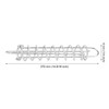Mooring Spring 6 X 370mm 316 Stainless Steel Mooring Spring