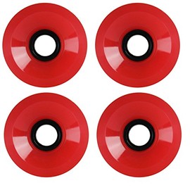 TGM Skateboards Longboard Wheels 70mm Smooth Dark Pink USA Made 78A