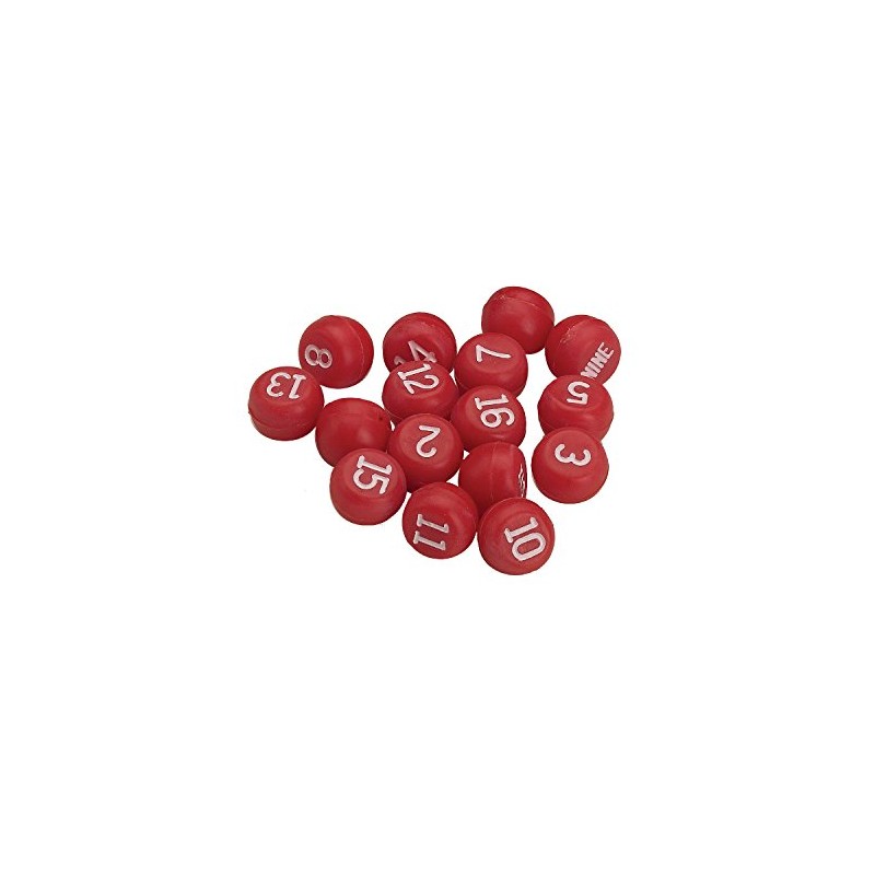 Pro Series 4923 Red Plastic Tally Balls for Bottle or