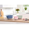 Emsa Prep&Bake 3-Piece Plastic Mixing Bowl Set, 1.4 + 2.8