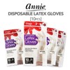 Annie Lightly Powdered Latex Gloves Natural 10pcs - Size: Medium