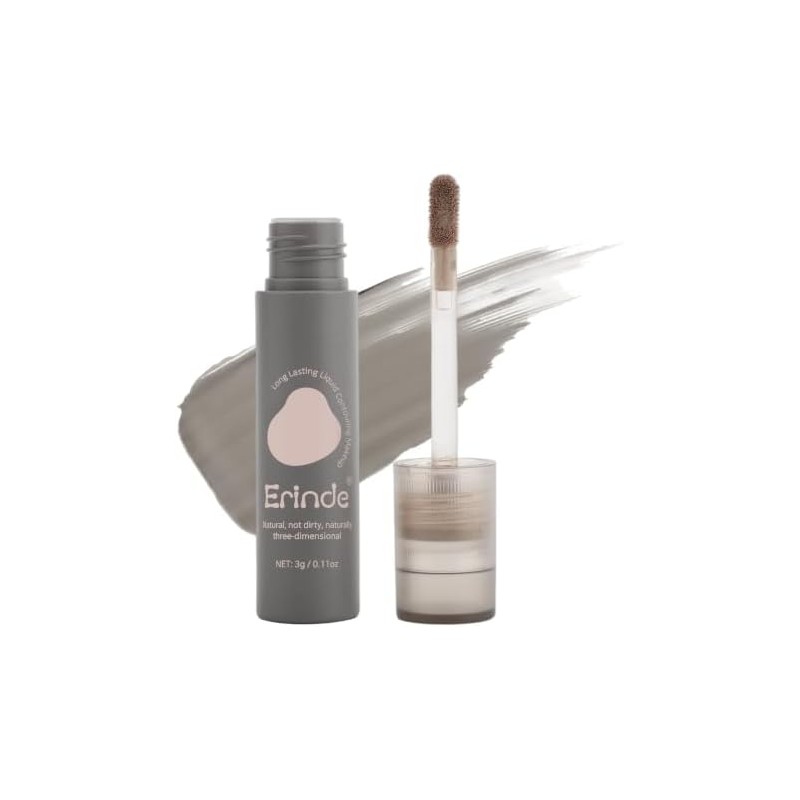 Erinde Contorno Líquido Cool Toned, Bronceador con Acabado Crema Natural