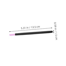 Healvian 5pcs Nail Grinding Pen for Manicure Precision Nail Art Sculpting and Dead Skin Removal Polishing Tool for Smooth and Cuticle Care Black Quartz Design