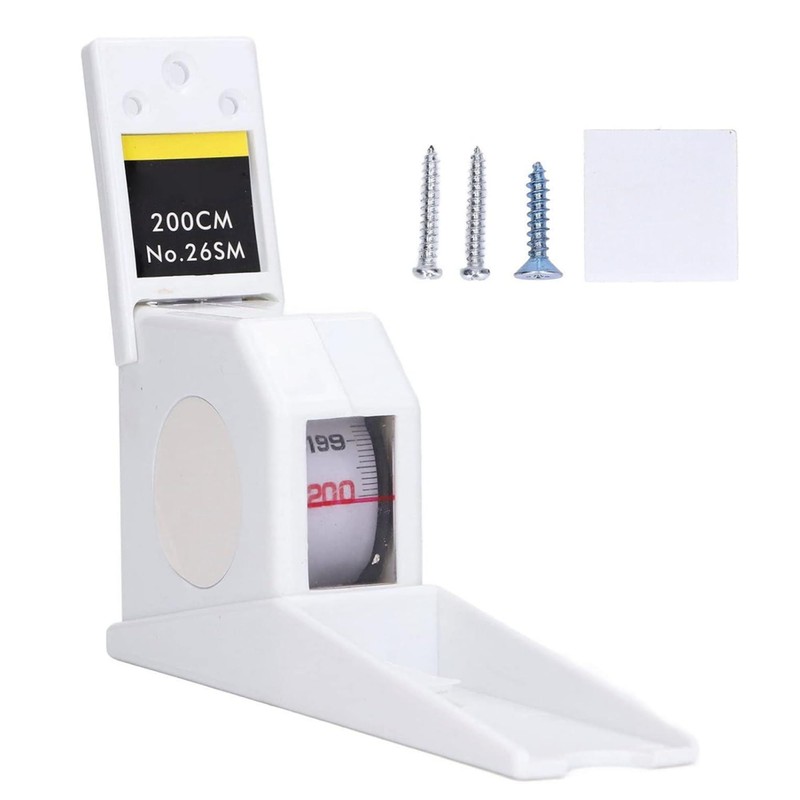 200cm Stadiometer Wall Mounted Growth Measuring Height Ruler, Roller Ruler