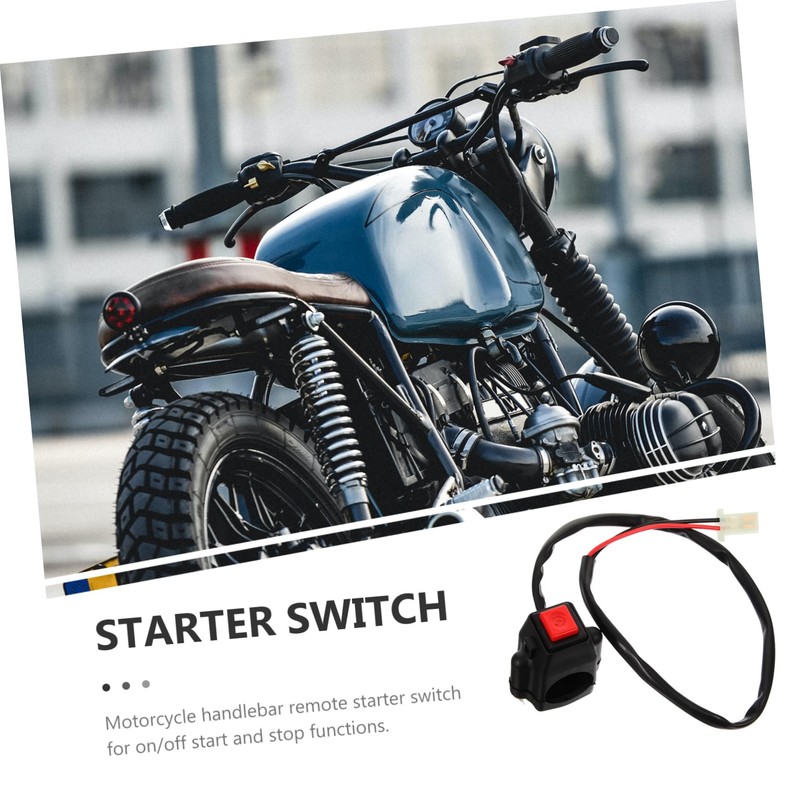 FUNOMOCYA Remote Starter Push Button Ignition Switch for Motorcycles Sturdy