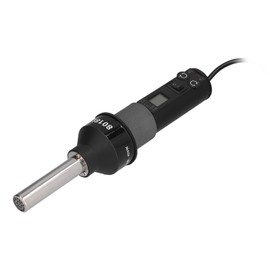 Handheld Hot Air Gun, 450W Mini Hot Air Gun Temperature Adjustable LCD Display Heat Guns for Welding, Drying Paint, Clay, Rubber Stamp (250V)