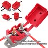 AMOMD 50 Amp 12V-24V Automatic Reset Circuit Breaker with Red