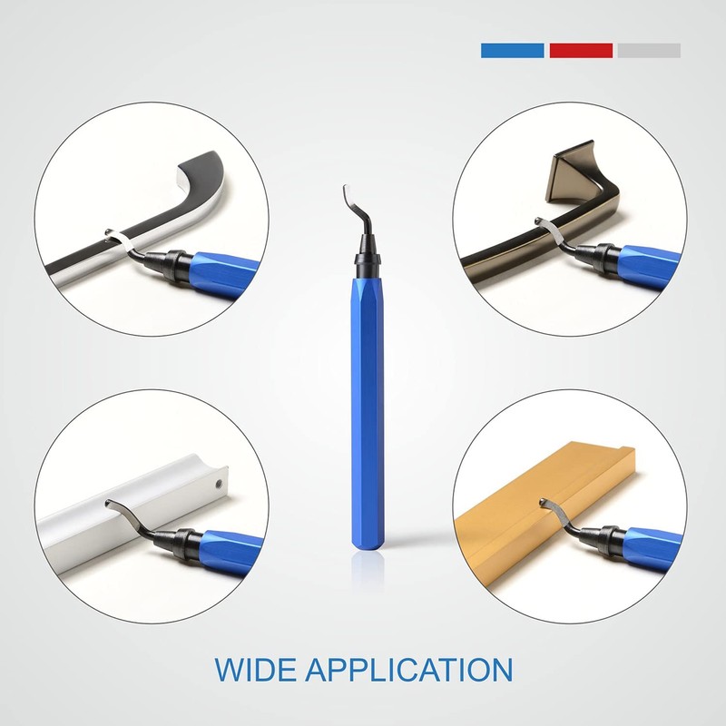 Swivel Head Deburring Tool - Deburring Tool with 5 Blades,Removing