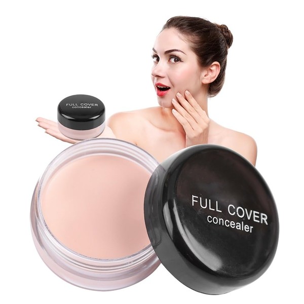 Popfeel 5-Farben-Concealer für Augenringe, Tränensäcke, Akneflecken – Creme-Concealer-Kontur, Farbkorrigierende Korrekturpalette,